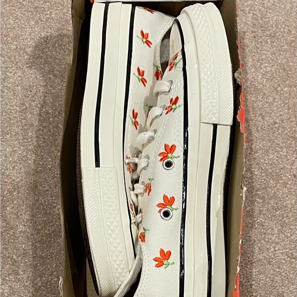 NWT Chuck 70 bright Egret/Poppy/black low top 7 (FINAL PRICE) - Picture 10 of 16